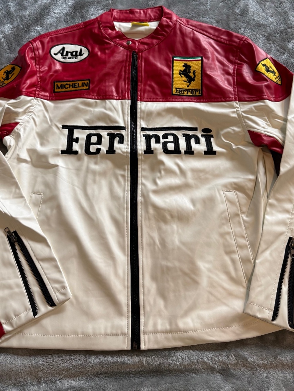White Ferrari jacket